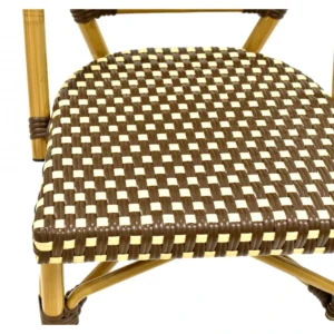 mobiliario-contract-taburete alania aluminio ratan marron y crema 4 3
